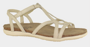 Image shows Dorith Sandal in In The  The sandal is set against a white background. This sandal is a stand out. The sole is white unlike the standard Dorith Inky Rubber sole colour.