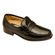 Clint Traditional Mens Leather Moccasin Slip on Shoe
